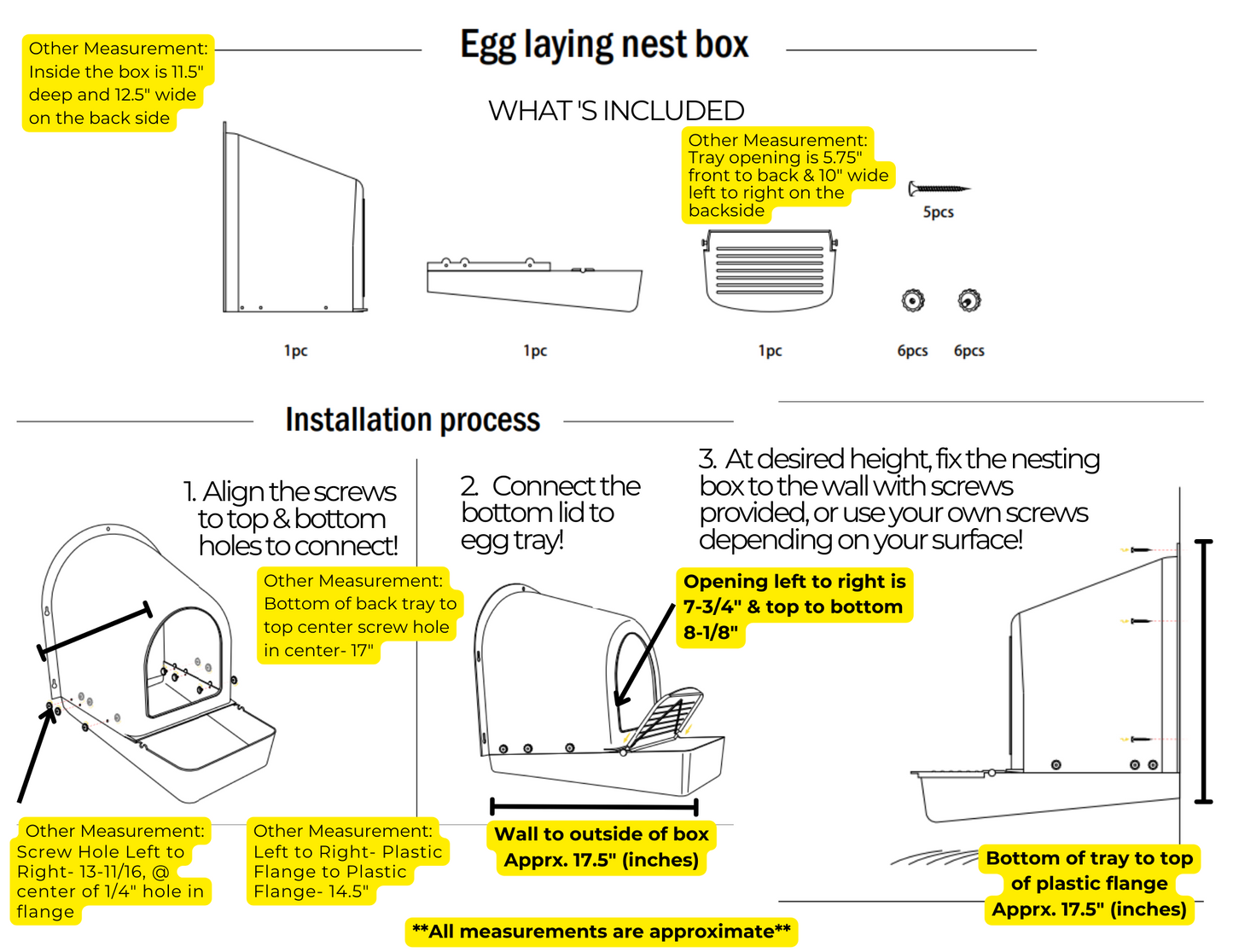 1 Pack | Nesting Box | Nest Box for your Chicken | Roll-A-Way
