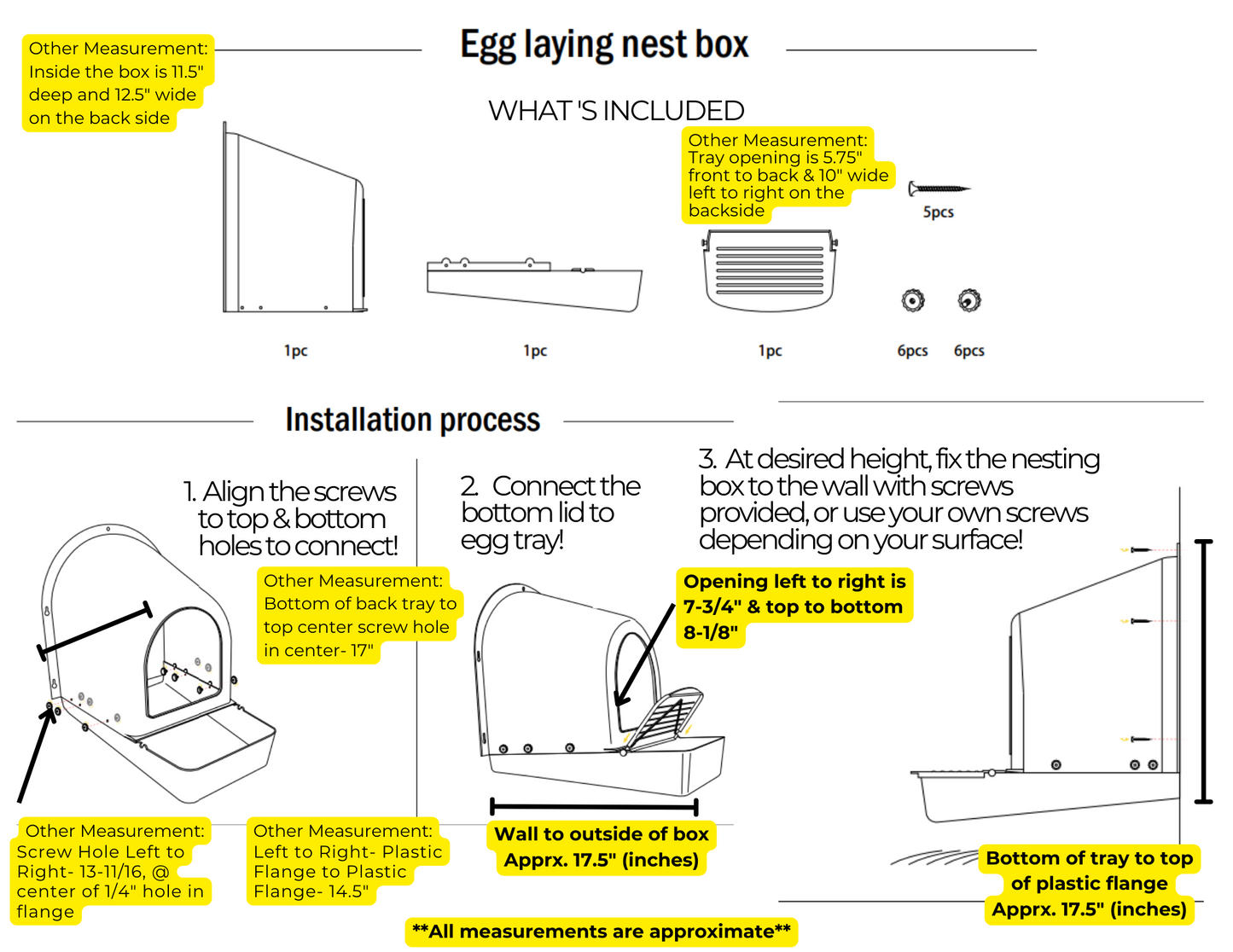 3 Pack | Nesting Box | Nest Box for your Chicken | Roll-A-Way